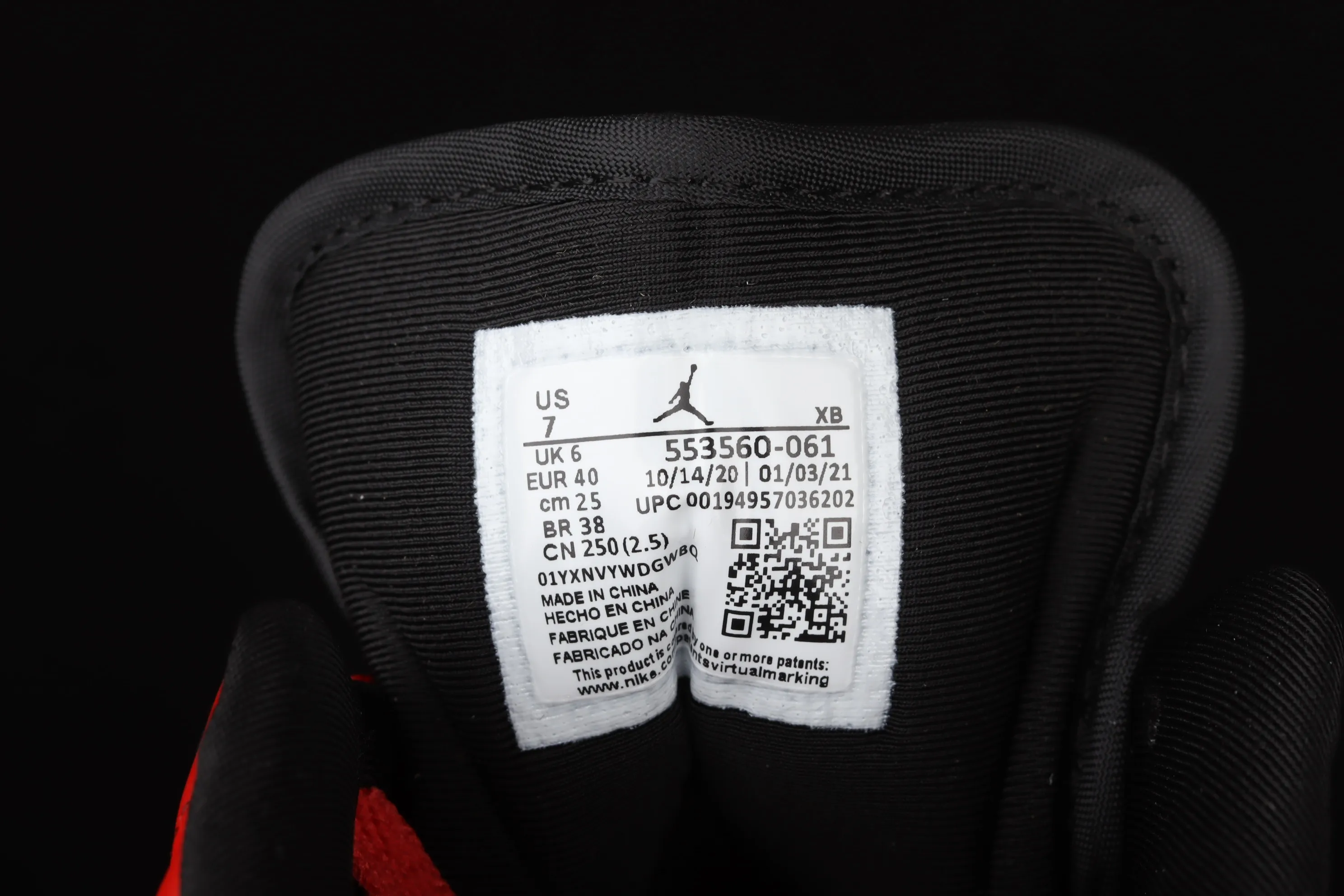 All categories Air Jordan Jordan series basketball shoes Air Jordan 1 Low Air Jordan 1 Low AJ1 Joe 1 low-top cultural and leisure sports sneakers 553560-061